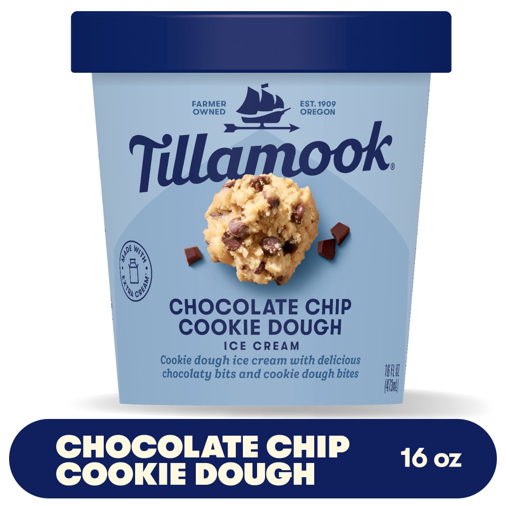 Tillamook Chocolate Chip Cookie Dough Ice Cream