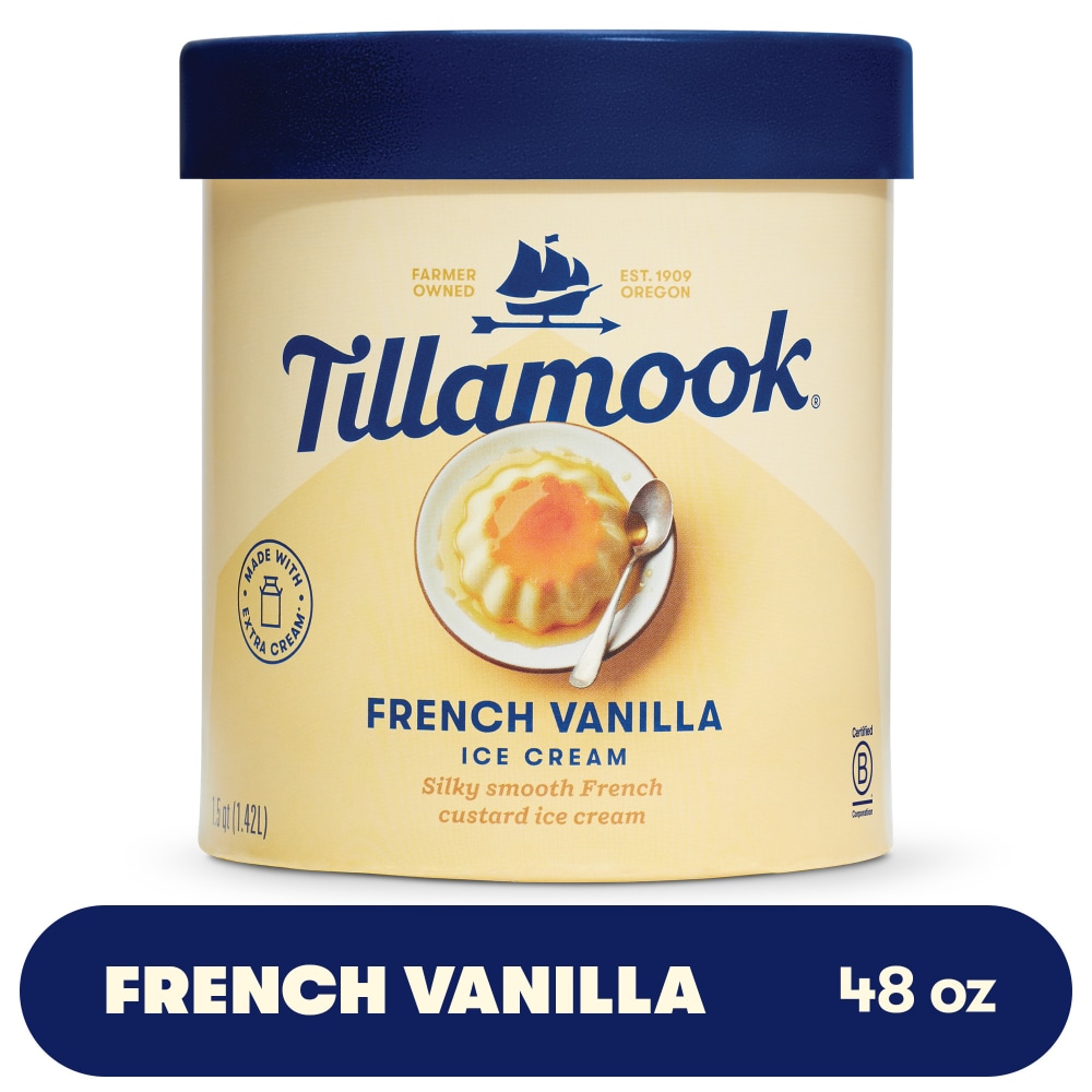 Tillamook® French Vanilla Ice Cream Tub