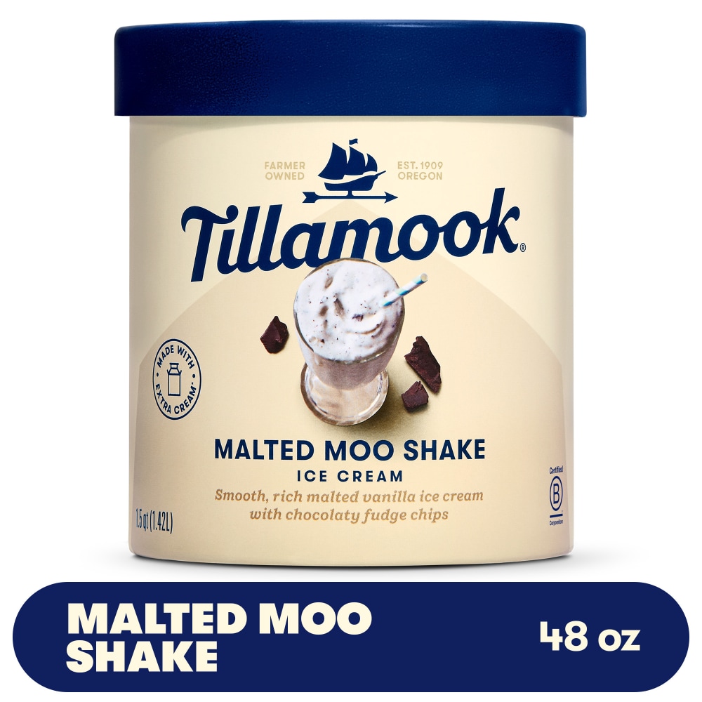 Tillamook® Malted Moo Shake Ice Cream Tub