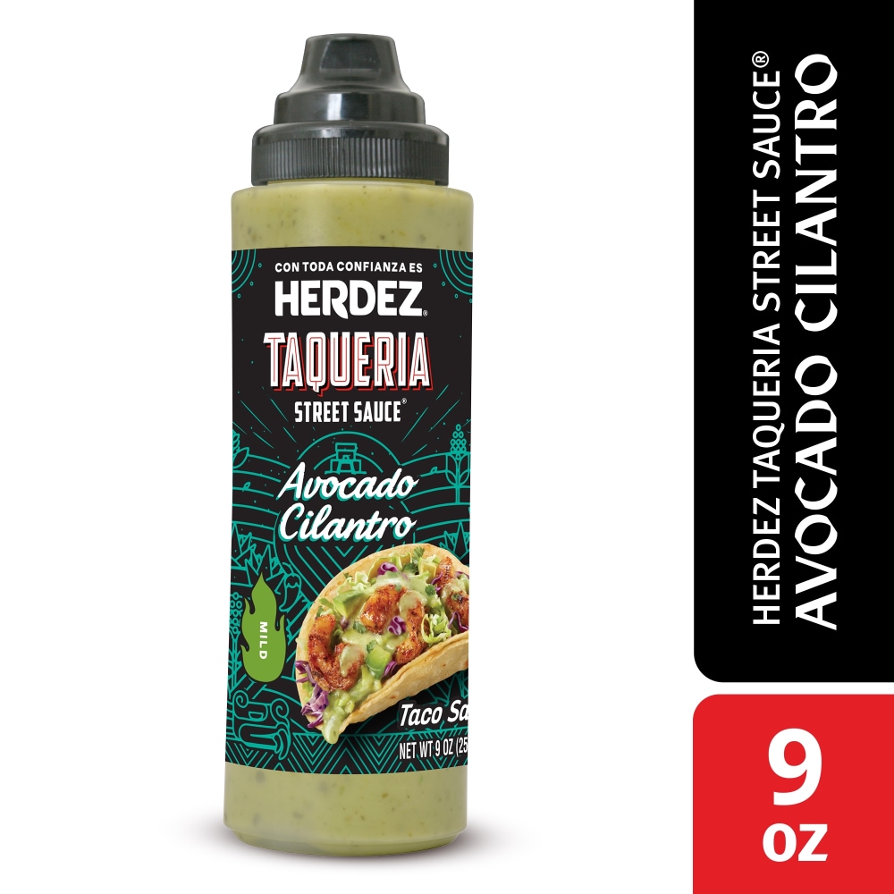 Herdez® Taqueria Street Sauce Avocado Cilantro Mild Taco Sauce