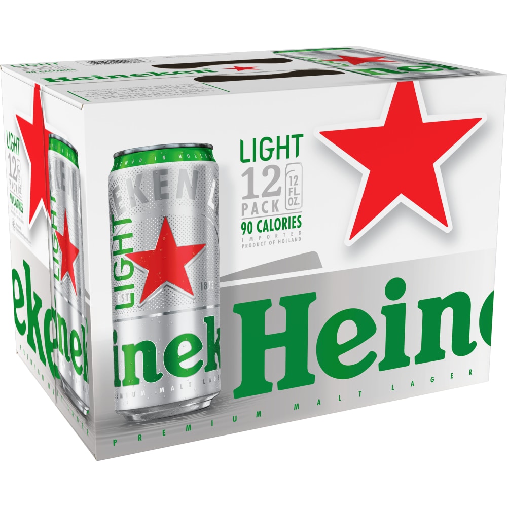 Heineken® Light Lager Beer 12 Pack 12 fl oz Cans