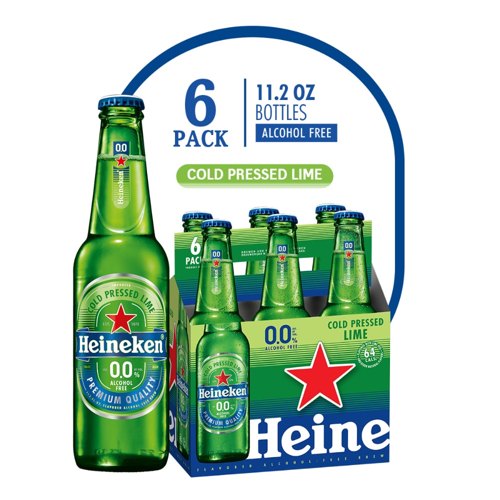 Heineken 0.0 Cold Pressed Lime Non-Alcoholic Beer