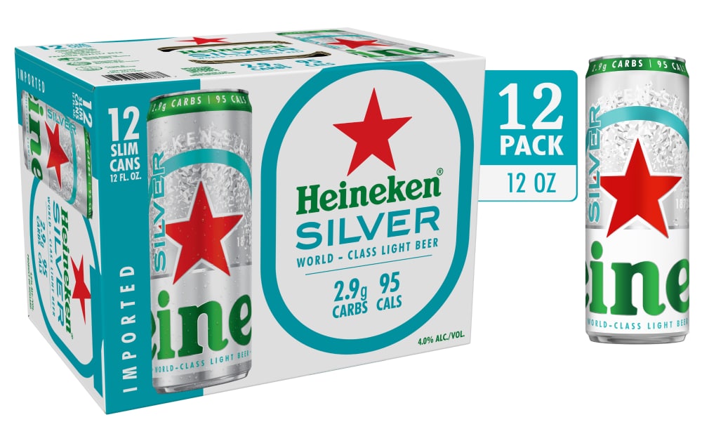Heineken Silver Lager Imported Beer