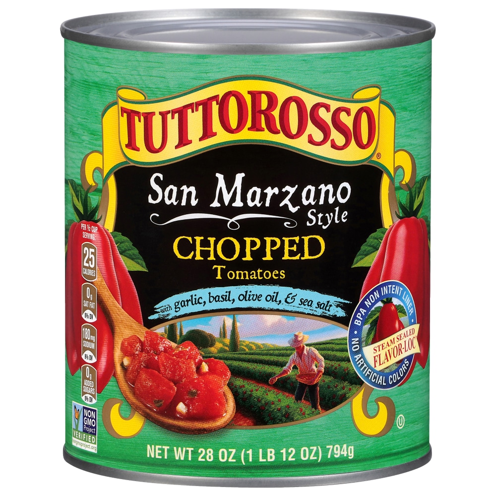 Tuttorosso® San Marzano Style Chopped Tomatoes In Puree