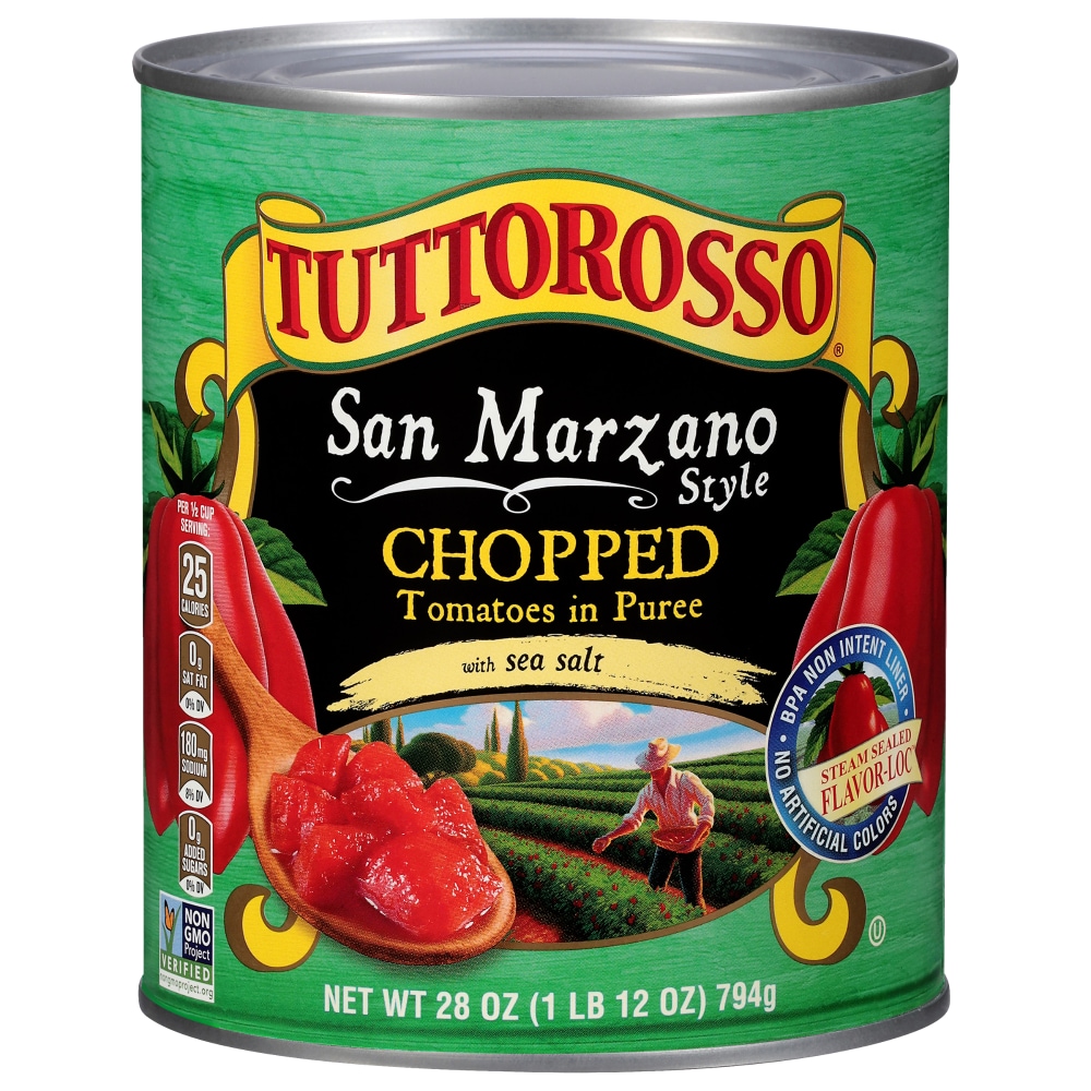 Tuttorosso San Marzano Style Chopped Tomatoes in Puree