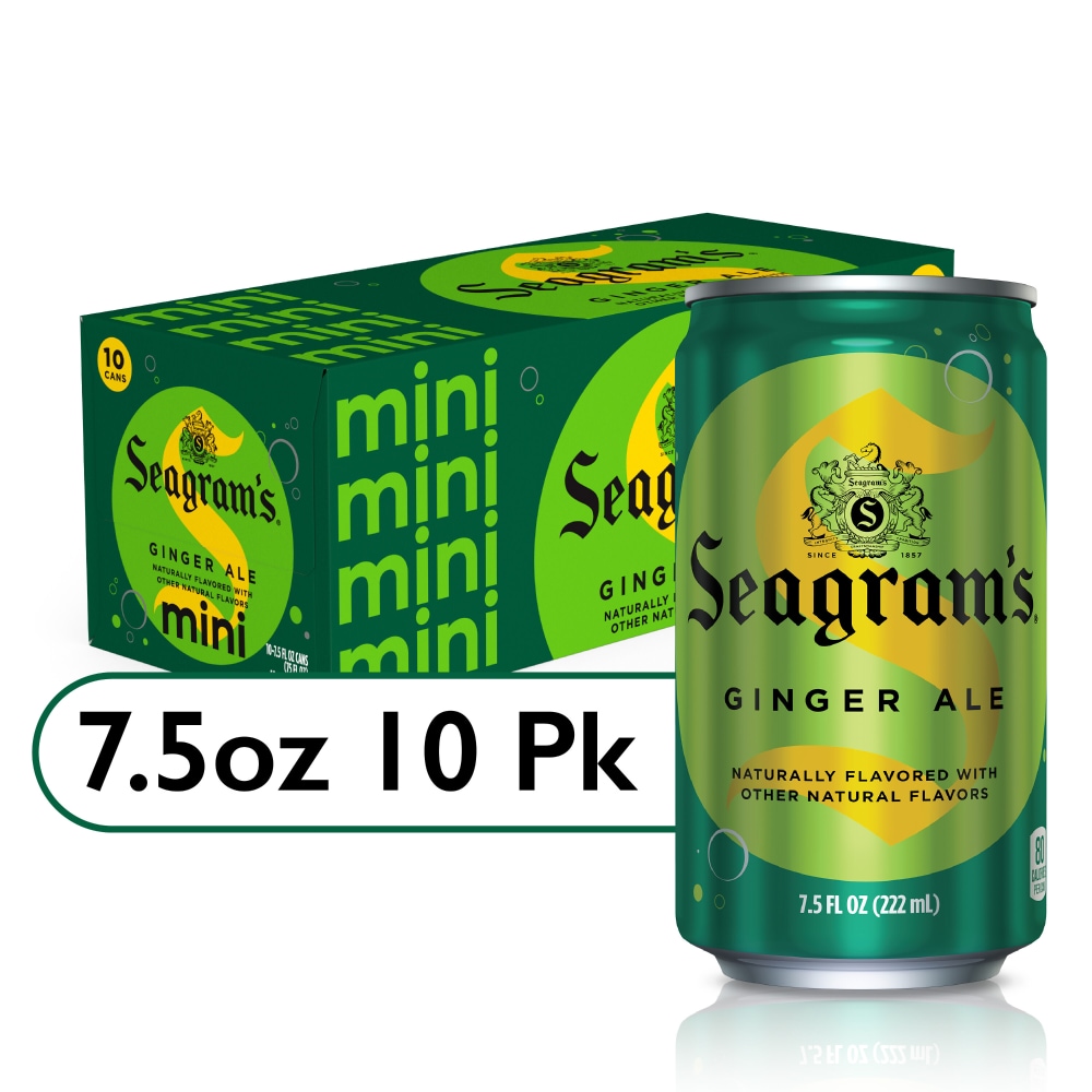 Seagram’s® Ginger Ale Soda Mini Cans