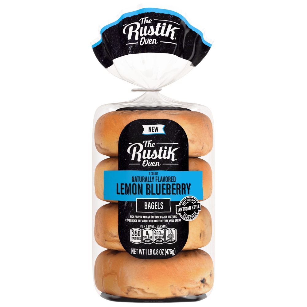 The Rustik Oven Lemon Blueberry Bagels