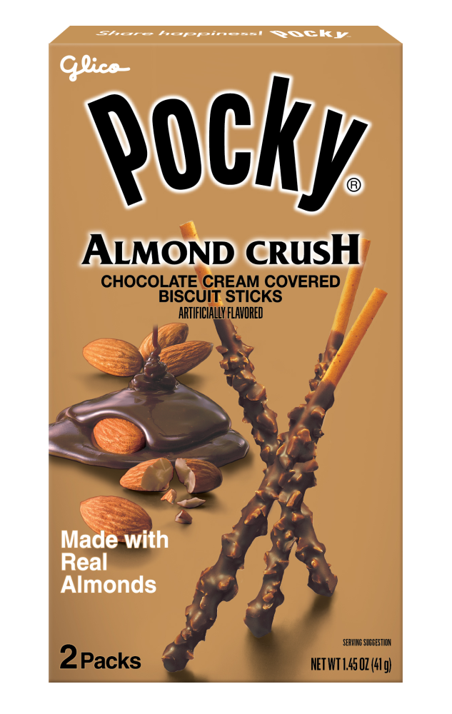 Pocky® Almond Crush Chocolate Cream Covered Biscuit Sticks