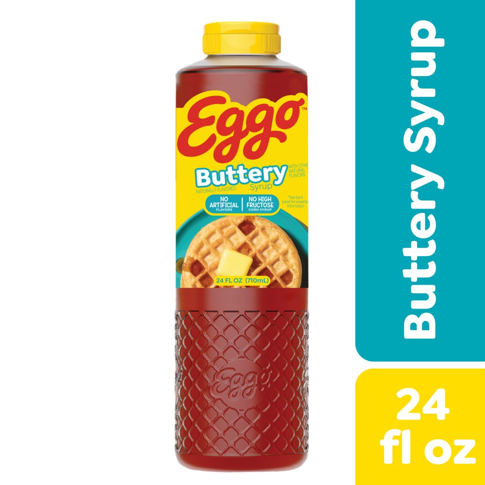 Eggo Buttery Flavor Syrup, 24 fl oz 