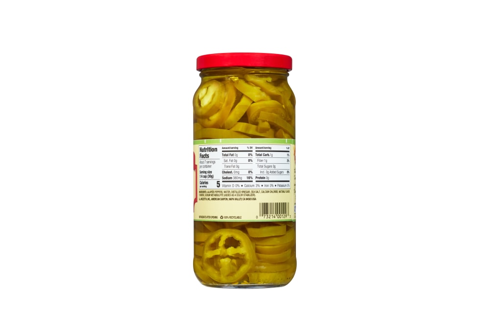 Mezzetta Sliced Tamed™ Jalapeños Peppers, 16 oz
