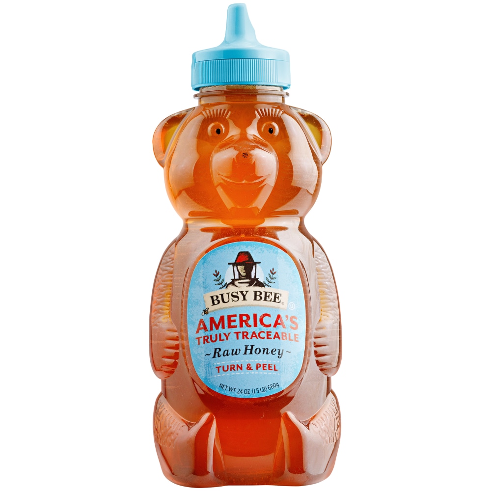 Busy Bee® Raw USA Honey Bear