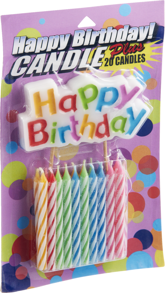 Birthday Spiral Candles