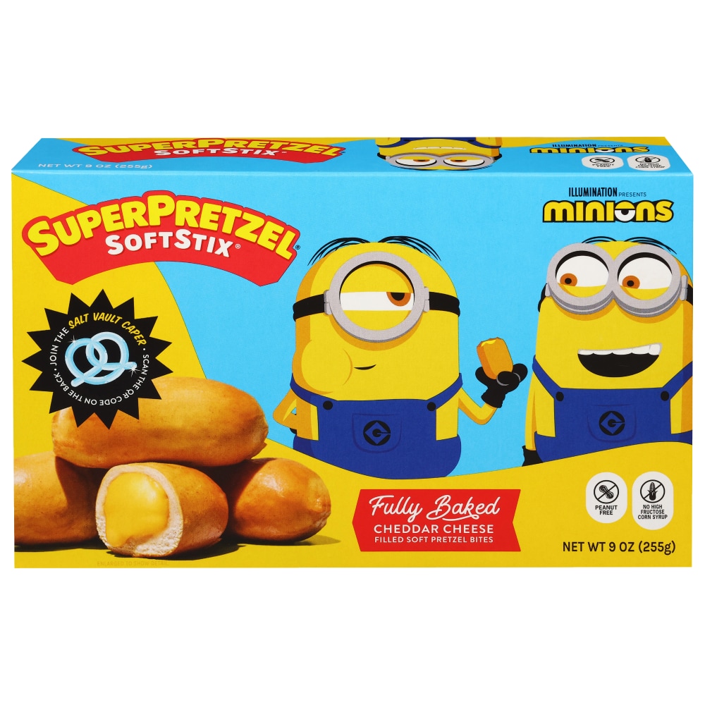 SUPERPRETZEL SoftStix Cheddar Cheese Filled Pretzel Bites