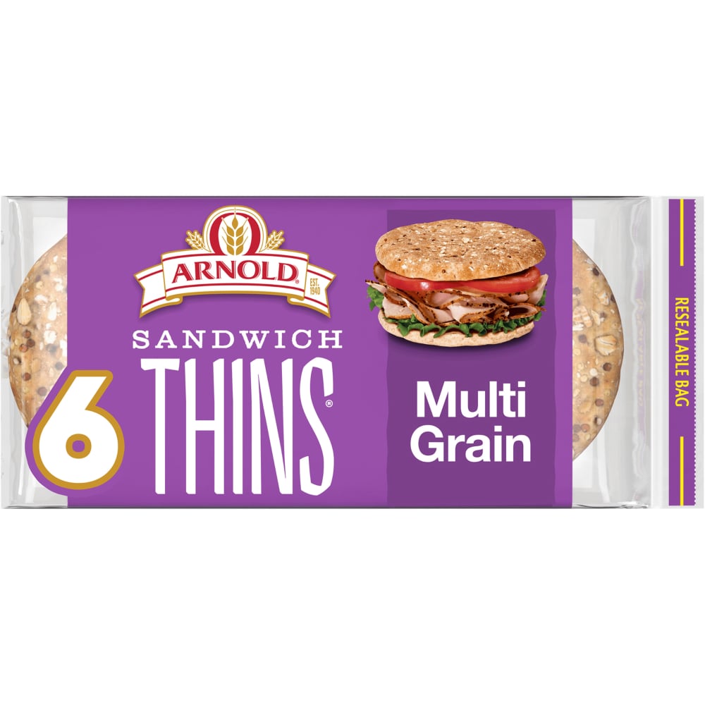 Arnold Sandwich Thins Multigrain Rolls