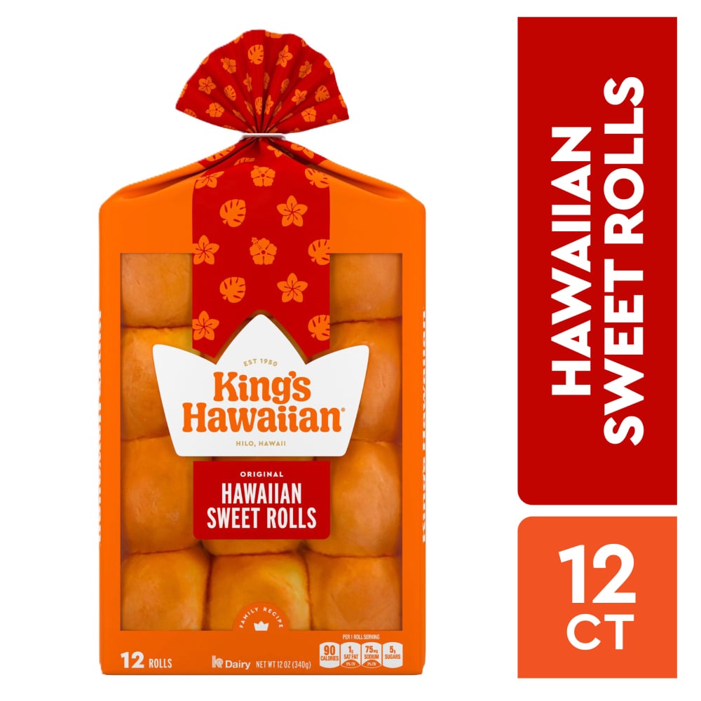KING’S HAWAIIAN Original Hawaiian Sweet Rolls 12 Count