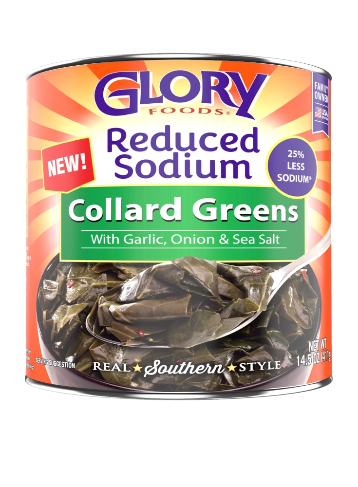 Glory Foods® Reduced Sodium Collard Greens With Garlic Onion & Sea Salt