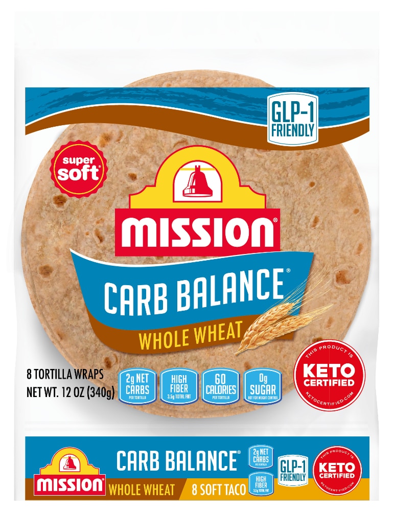 Mission Carb Balance Soft Taco Size Whole Wheat Flour Tortillas