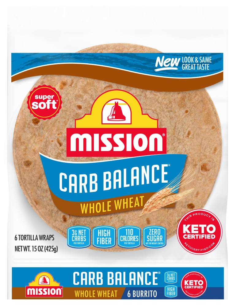 Mission Carb Balance Burrito Size Whole Wheat Flour Tortillas