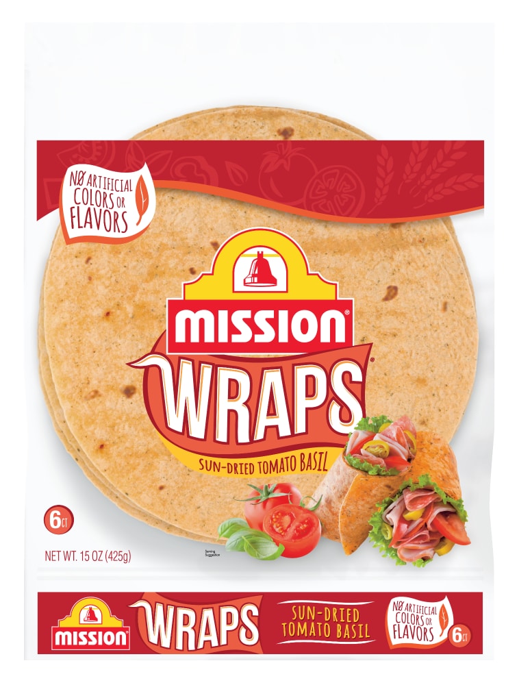 Mission Wraps Sundried Tomato Basil Flour