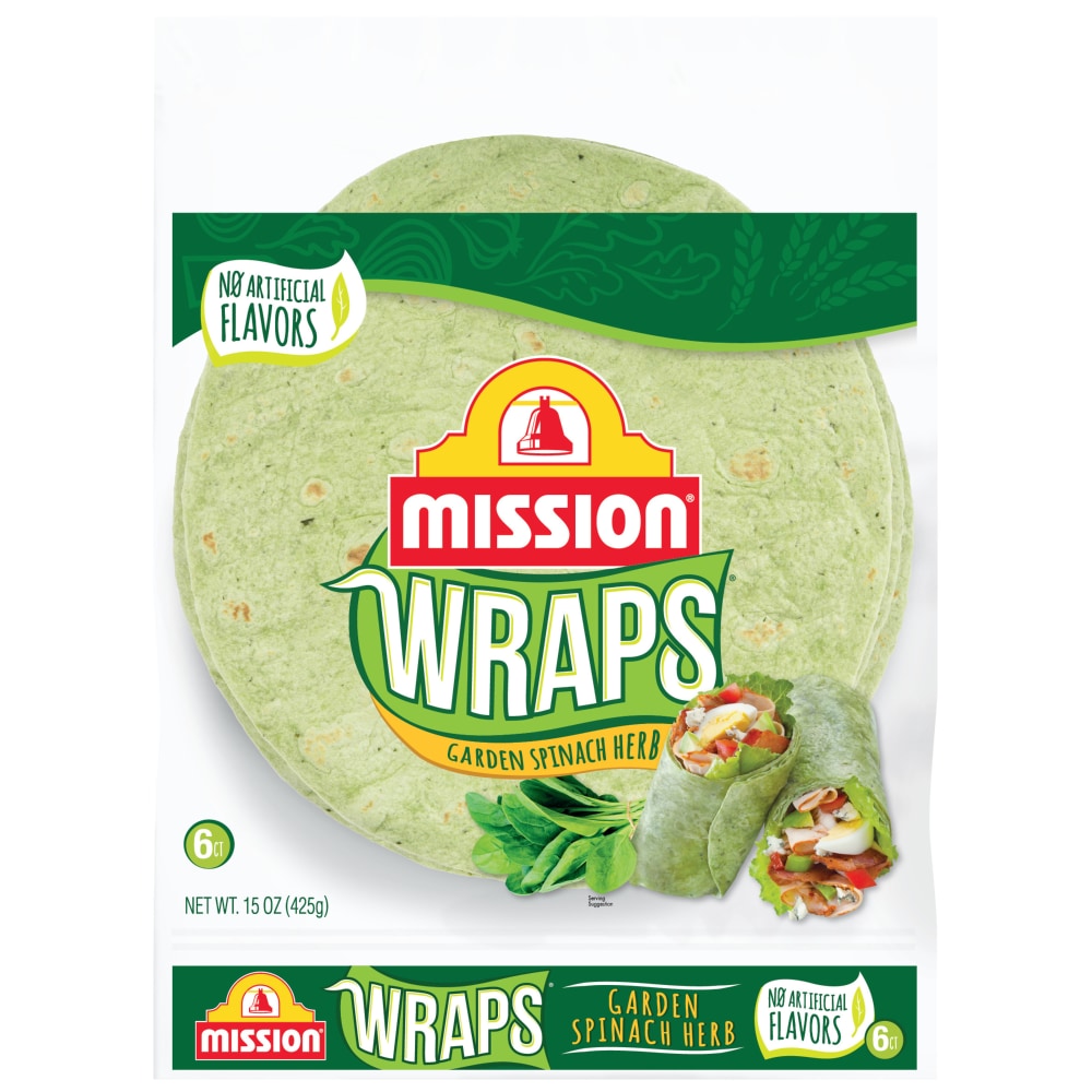 Mission Wraps Garden Spinach