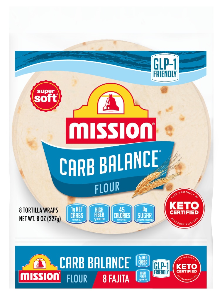 Mission Carb Balance Fajita Size Flour Tortillas
