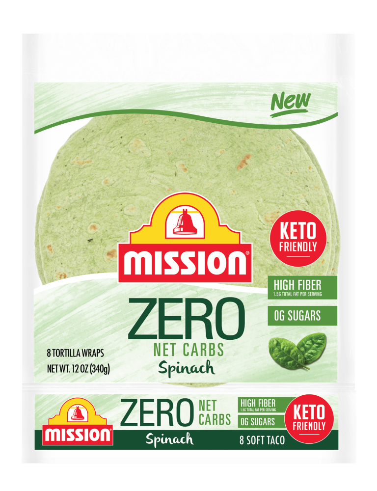 Mission® Zero Net Carbs Spinach Tortillas