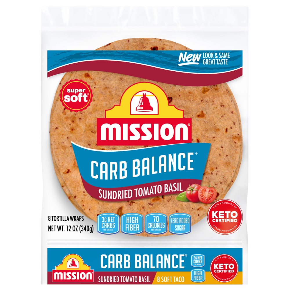 Mission Carb Balance Sundried Tomato Basil Tortilla Wraps