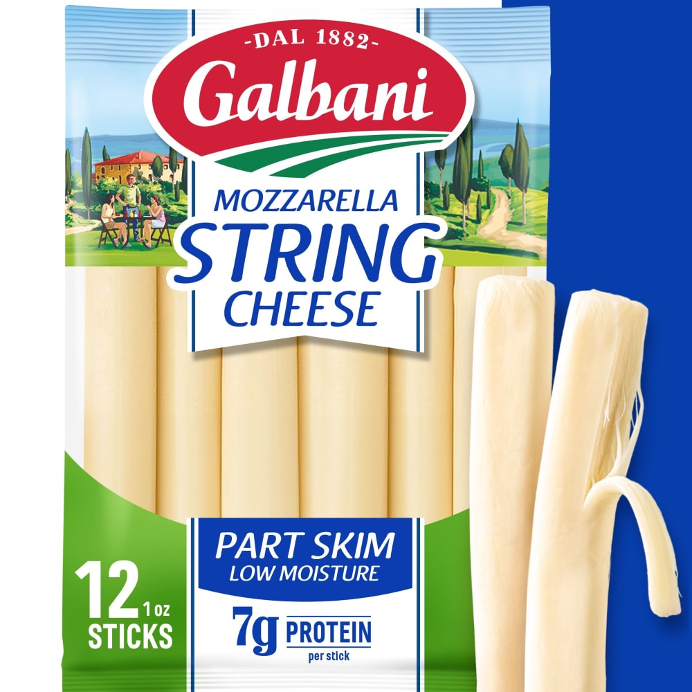 Galbani Part Skim Mozzarella String Cheese