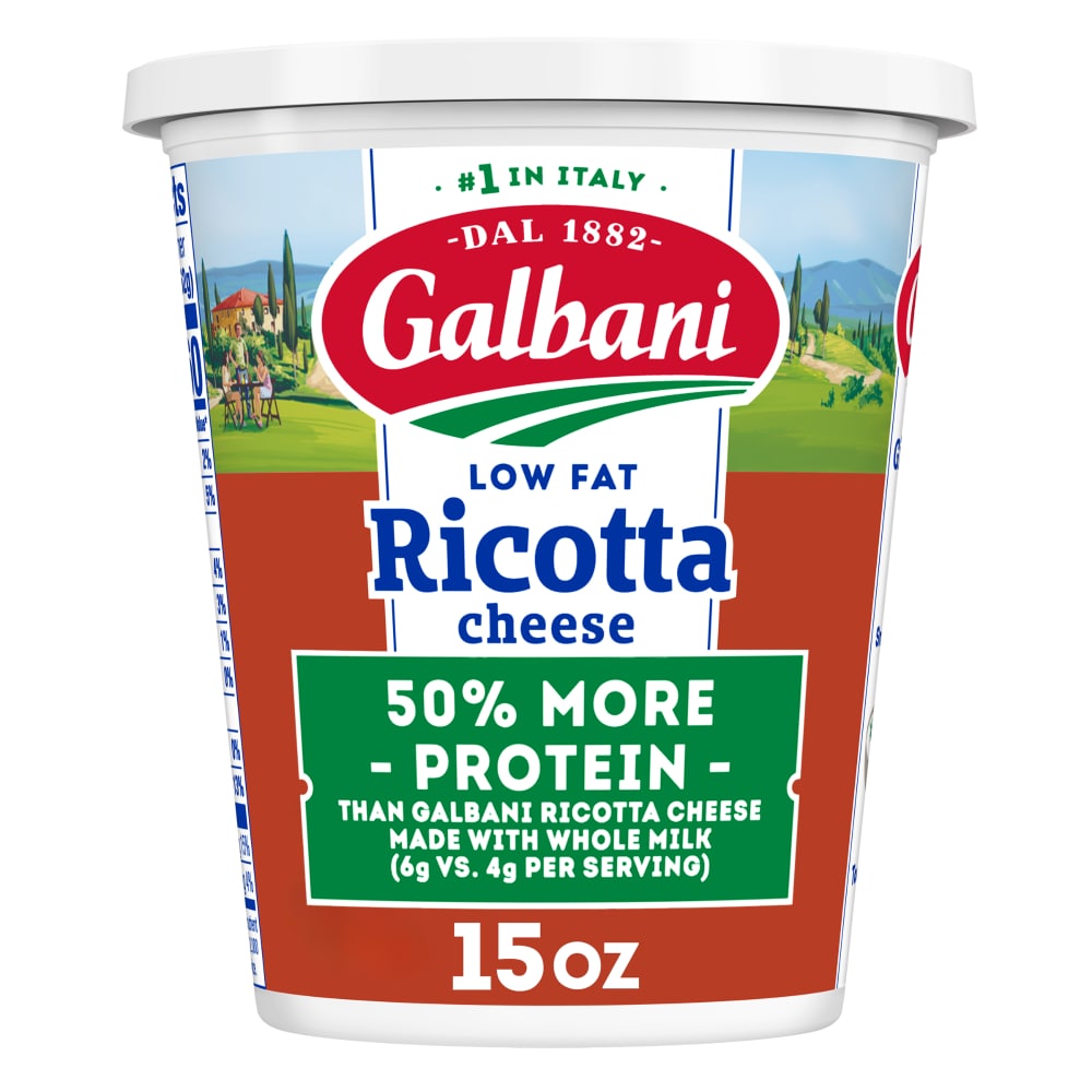 Galbani Low Fat More Protein Ricotta Cheese, 15 oz