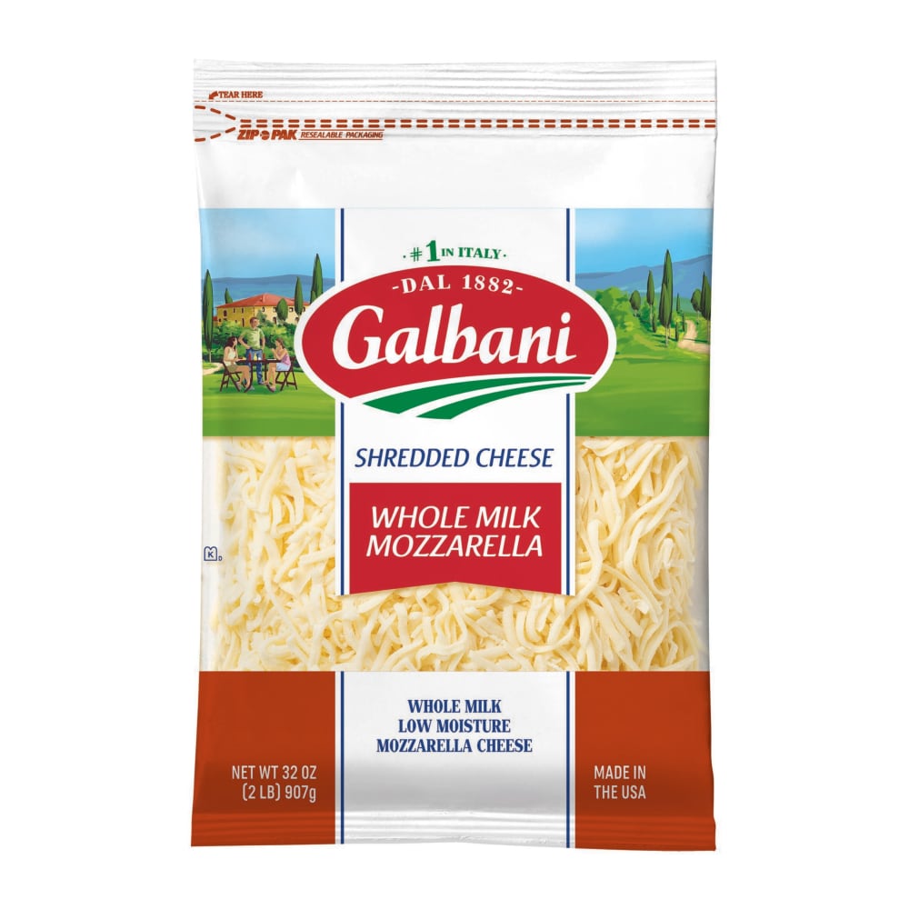 Galbani Shredded Whole Milk Mozzarella Cheese, 32 oz