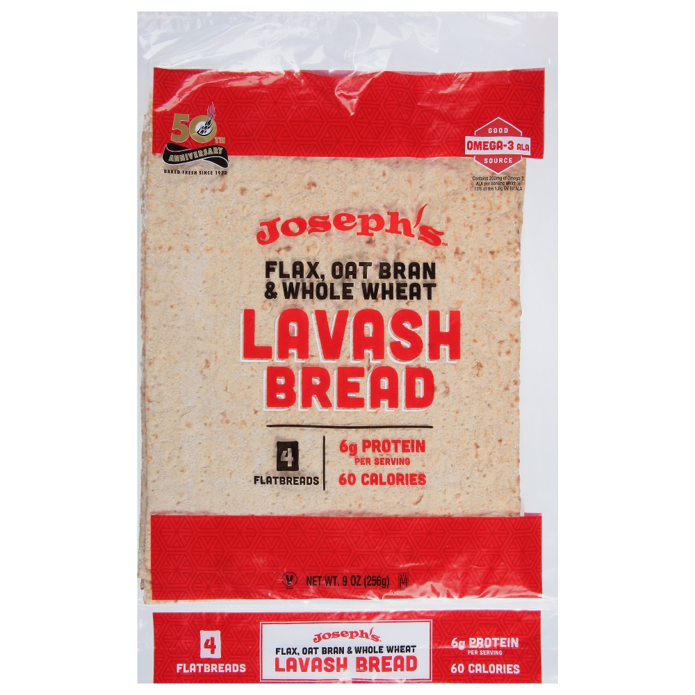 Joseph’s™ Flax Oat Bran Whole Wheat Lavash Bread