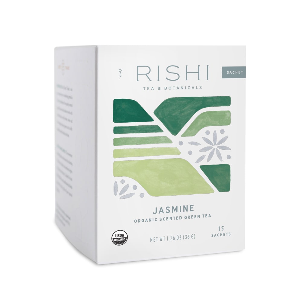 Rishi Tea Organic Jasmine Green Tea Sachets