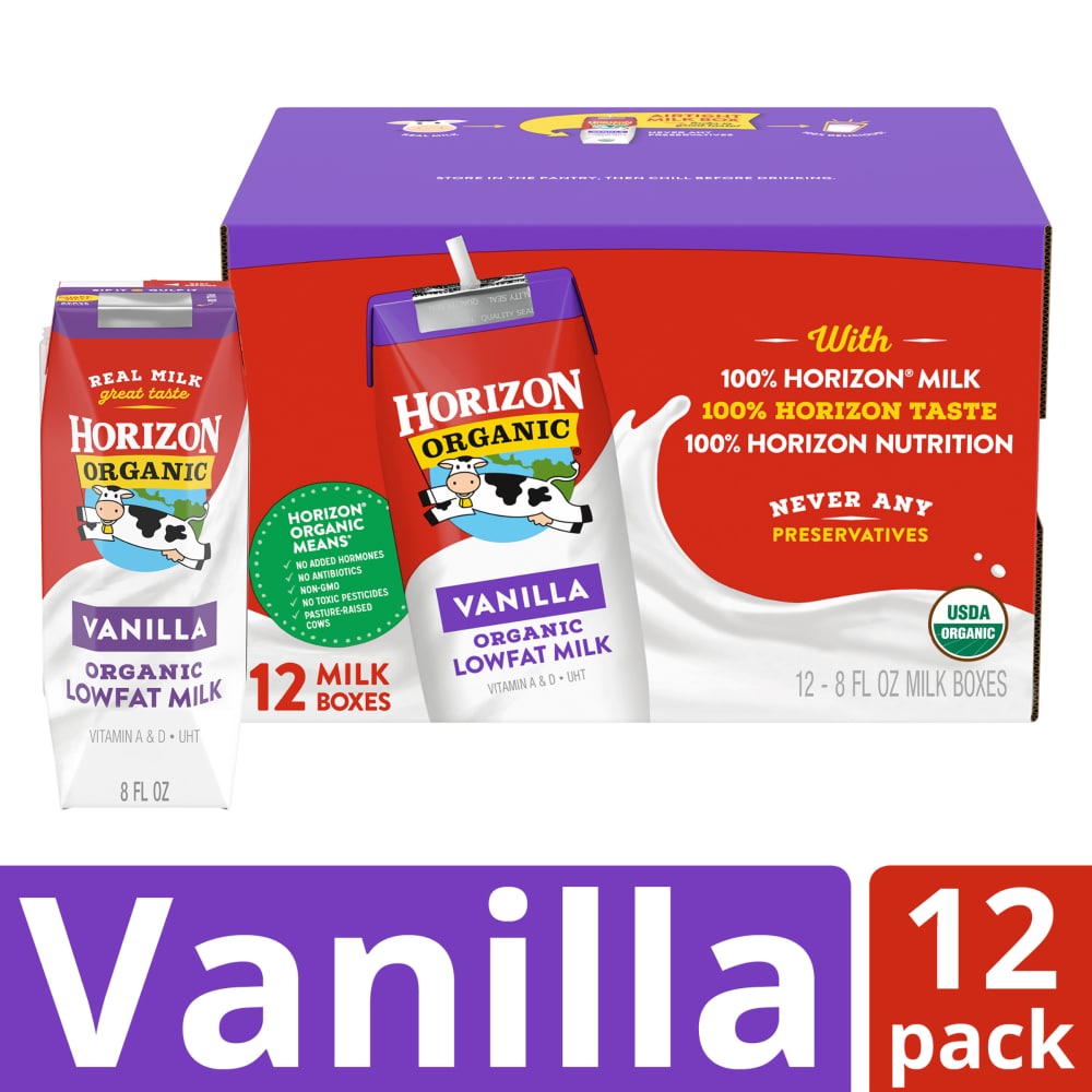 Horizon Organic Shelf Stable 1% Lowfat Vanilla Milk