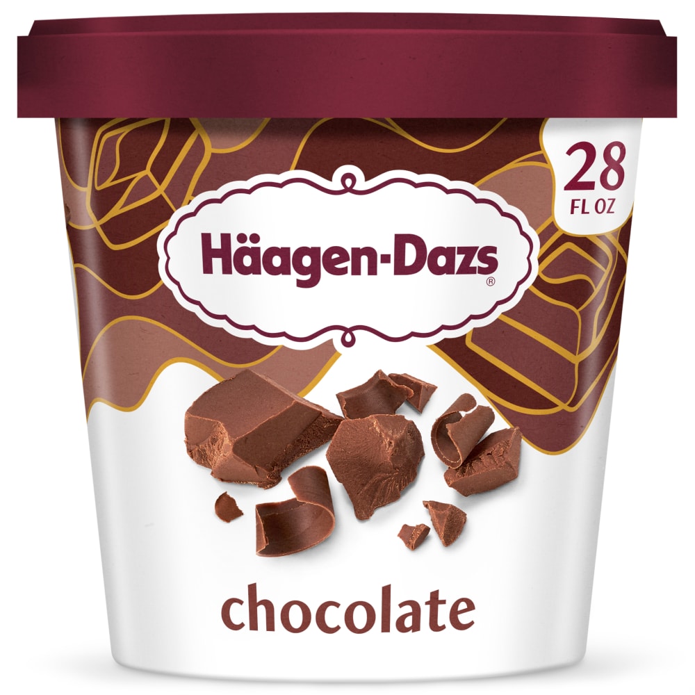 Haagen-Dazs Chocolate Ice Cream, 28 Oz.