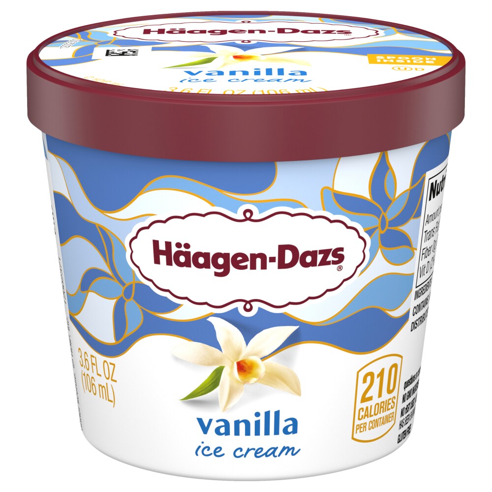 Haagen-Dazs Vanilla Ice Cream Cup 3.6oz