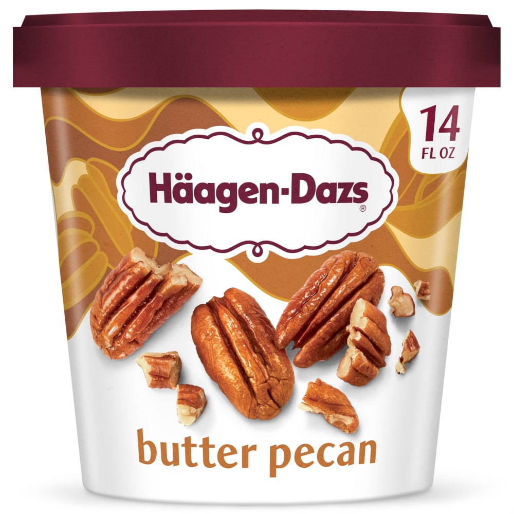 Haagen-Dazs Butter Pecan Ice Cream, 14 Oz.