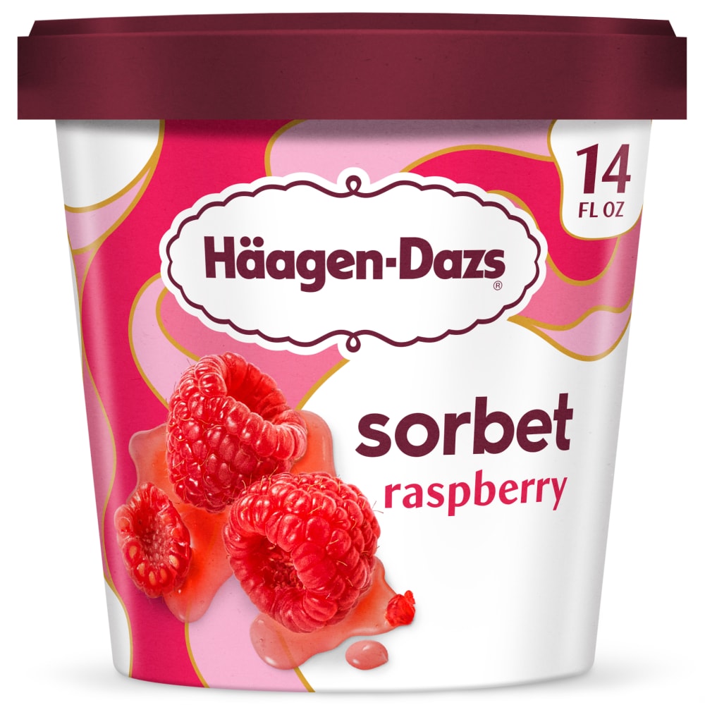 Haagen-Dazs Raspberry Sorbet, 14oz