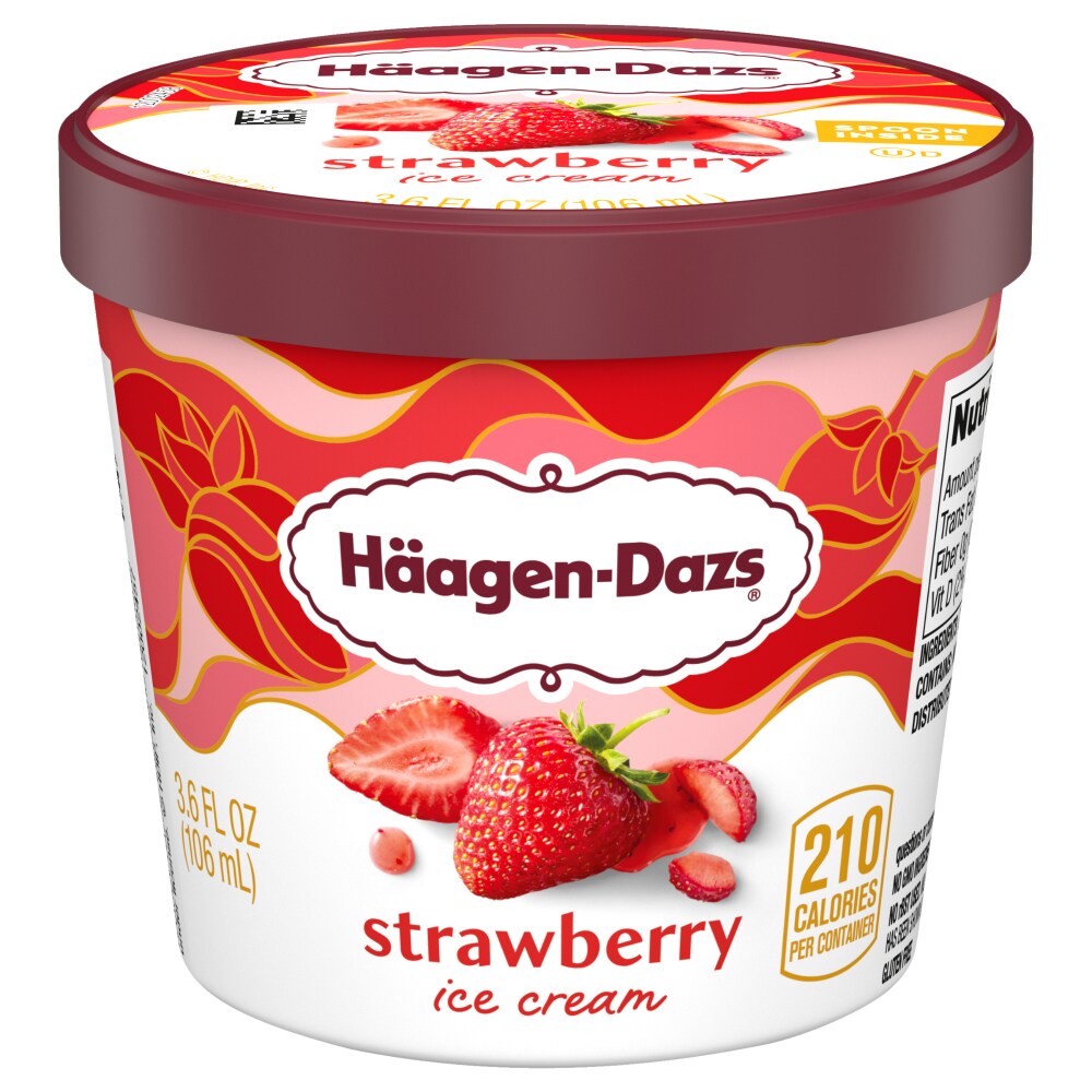 Haagen-Dazs Strawberry Ice Cream Cup