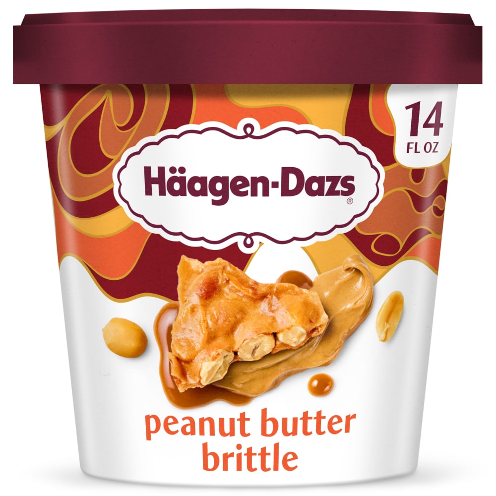 Häagen-Dazs Peanut Butter Brittle Ice Cream, 14 Fl Oz