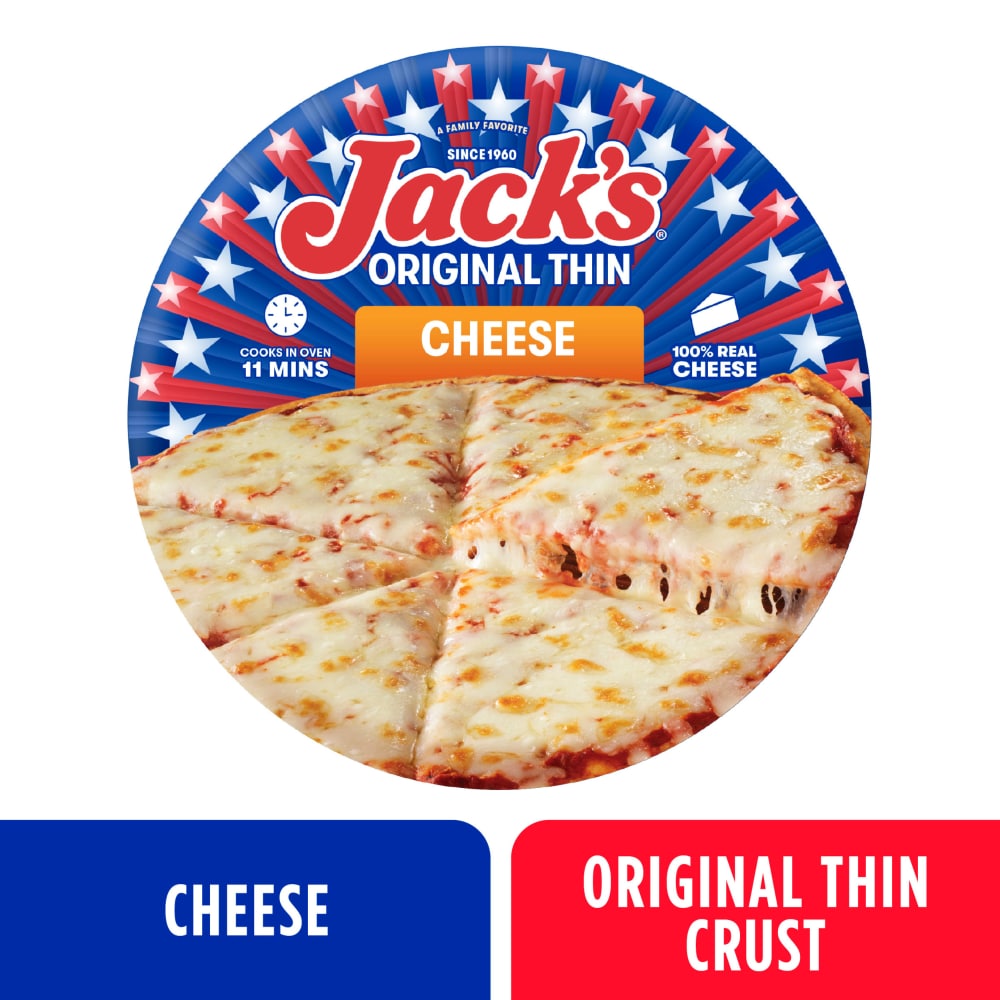Jack’s Cheese Original Thin Crust Frozen Pizza