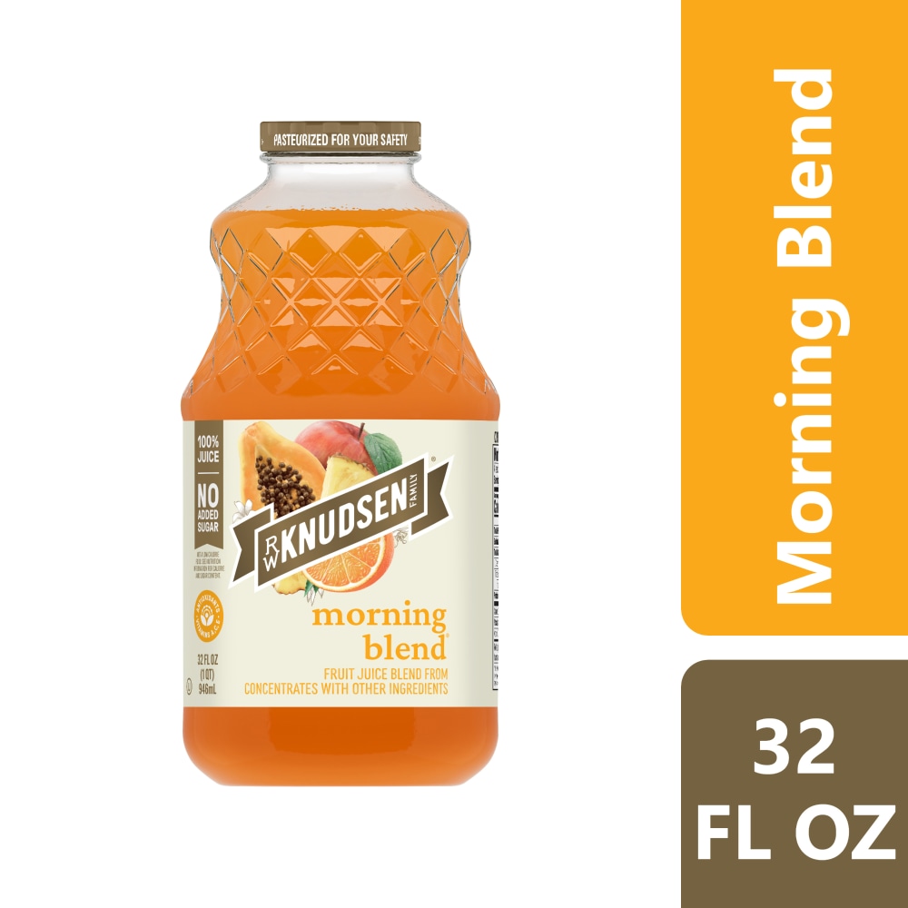 R.W. Knudsen Morning Blend 100% Juice Bottle