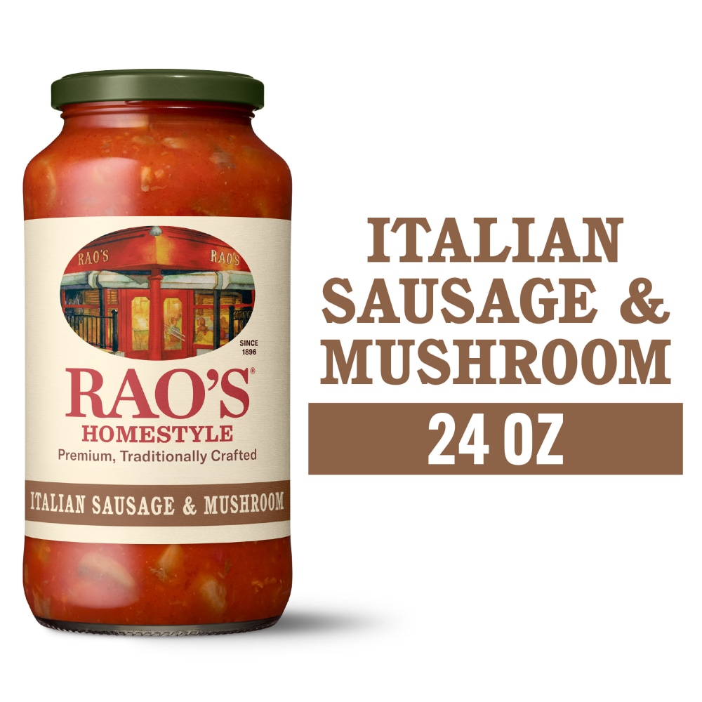 Rao’s Homemade Sausage & Mushroom Sauce Made With Italian Tomatoes
