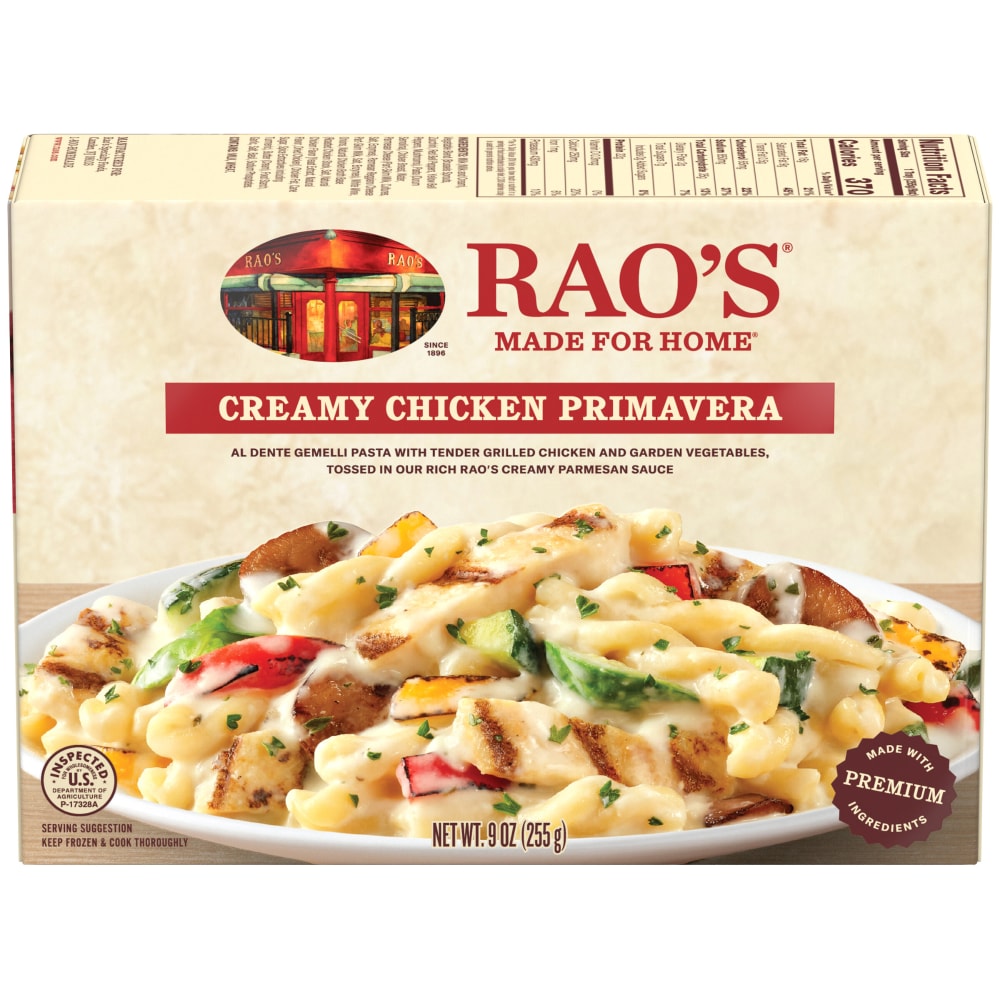 Rao’S® Made For Home® Creamy Chicken Primavera And Gemelli Pasta Frozen Meal