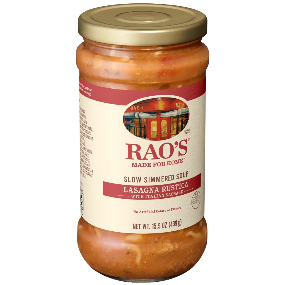 Rao’s Made For Home Lasagna Rustica Soup, 15.5 Oz Jar