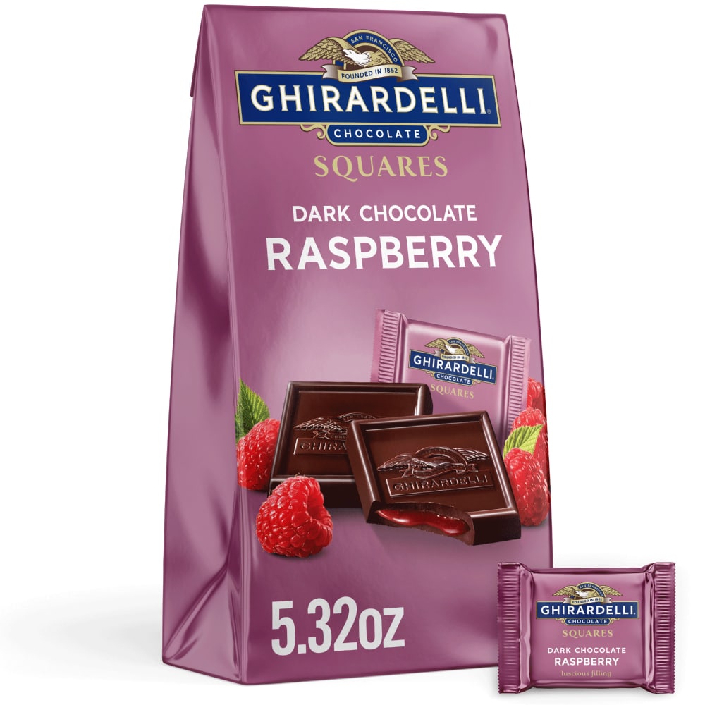 Dark Chocolate Raspberry Squares