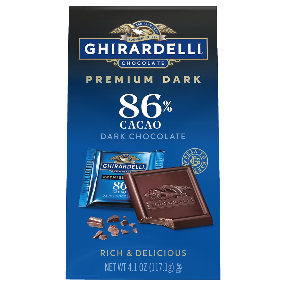 Ghirardelli® Intense Dark 86% Cacao Chocolate Squares Bag