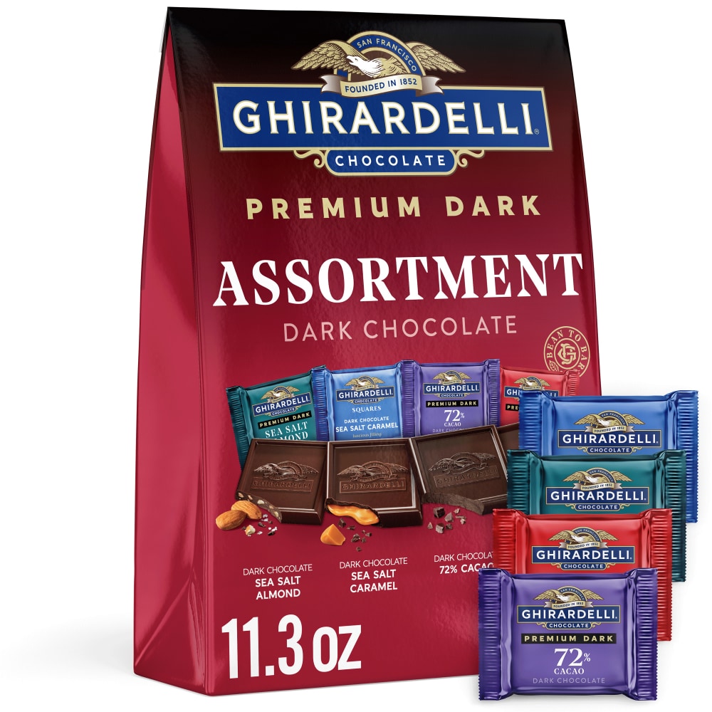 Ghirardelli PREMIUM DARK Chocolate SQUARES Assortment