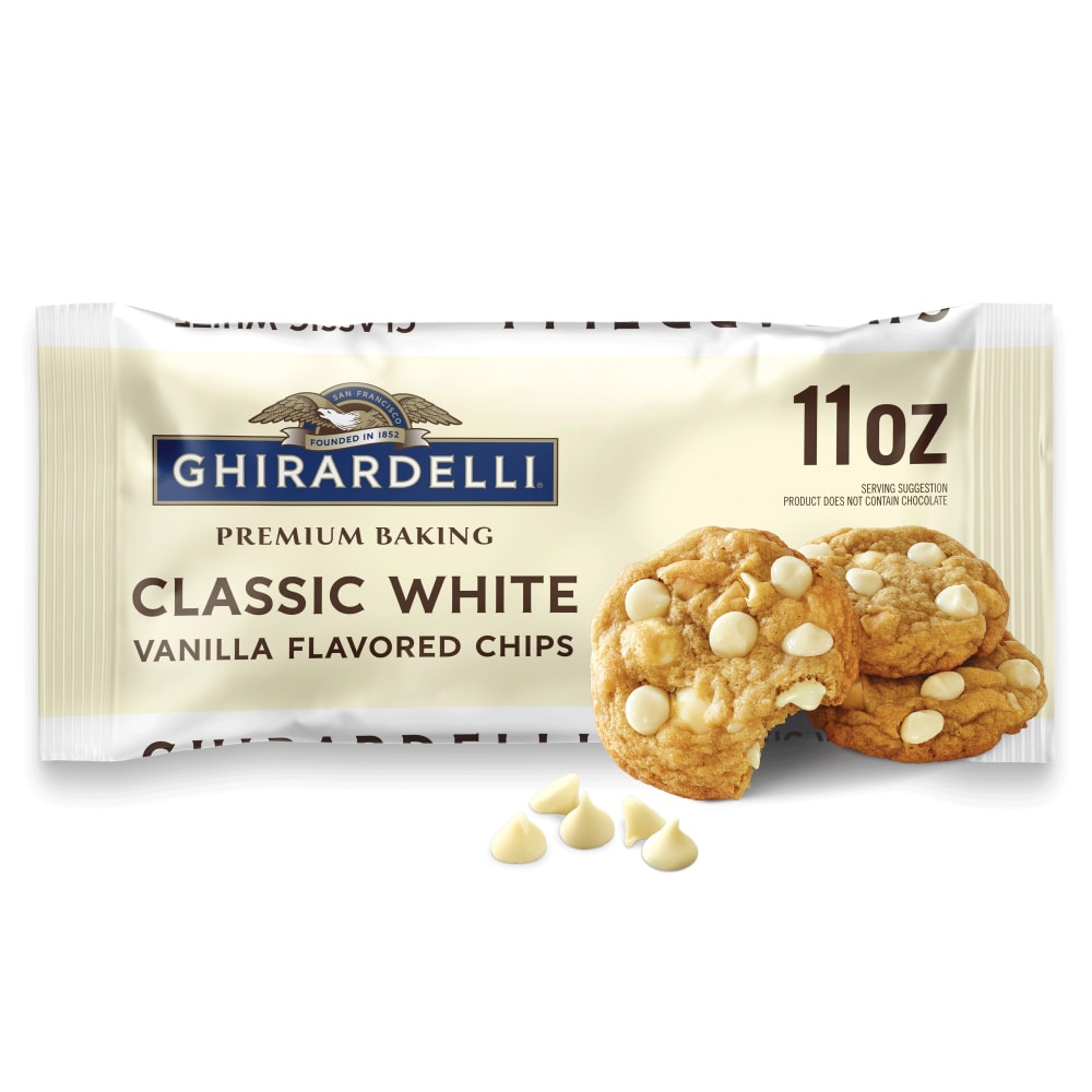 Ghirardelli Premium Baking Classic White Vanilla Flavored Chips