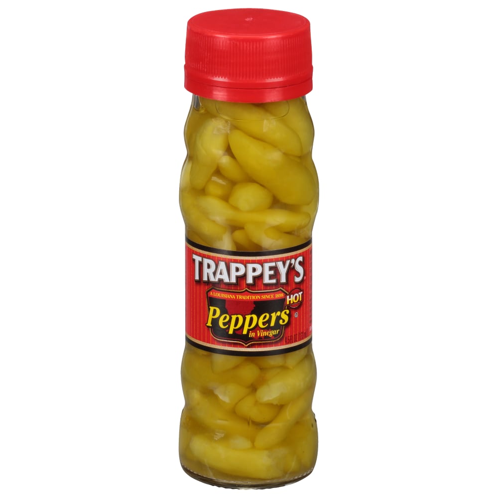 Trappey’s Hot Peppers In Vinegar, 4.5 fl Oz
