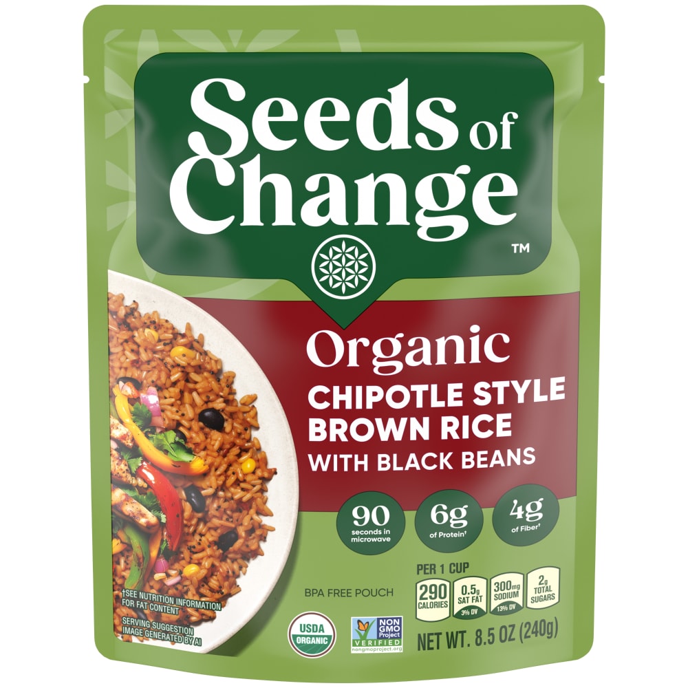 Soc Organic Chipotle Style Brn 8.5oz